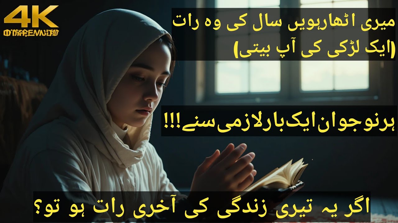 Short Islamic Story in Urdu|True Life Story of an 18-Year-Old Girl|Heart Touching Islamic Story