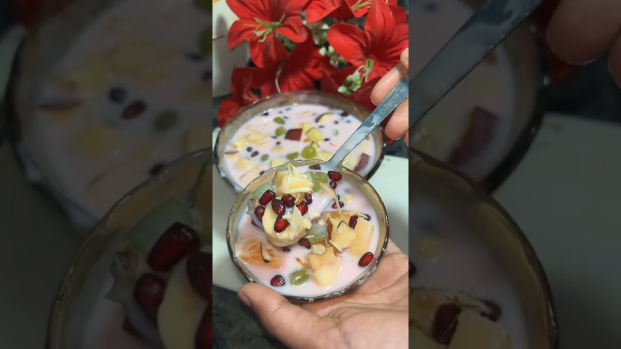 🌙 Ramadan Special FRUIT CUSTARD Recipe| इफ्तार स्पेशल फ्रूट कस्टर्ड | Sweet Dessert recipe| Custard 