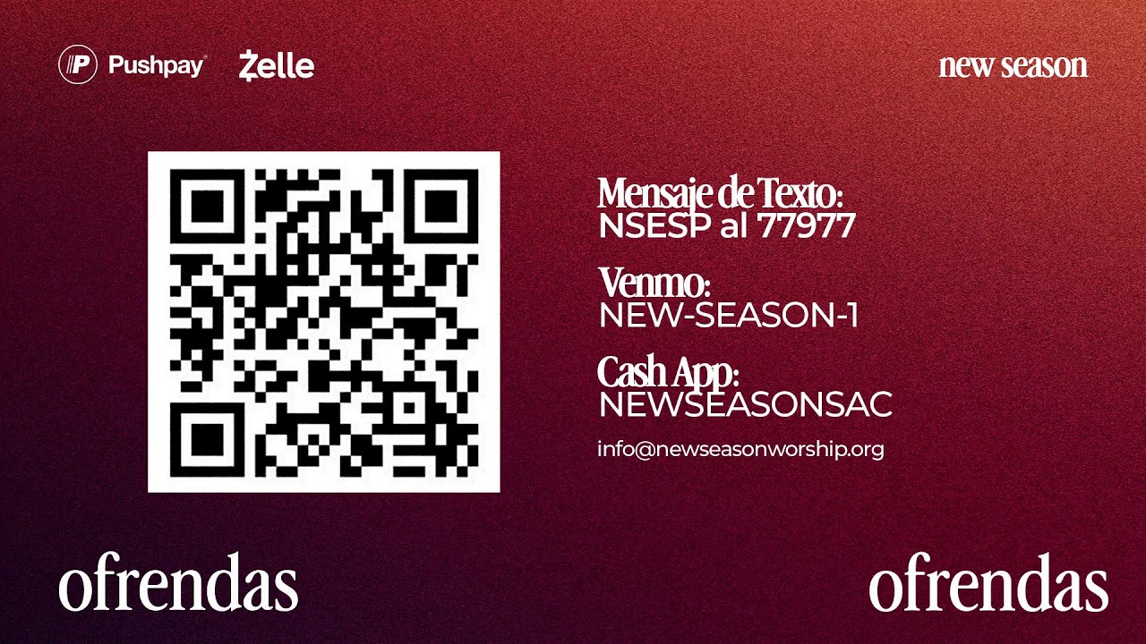 Join us LIVE for Sunday Service at New Season!