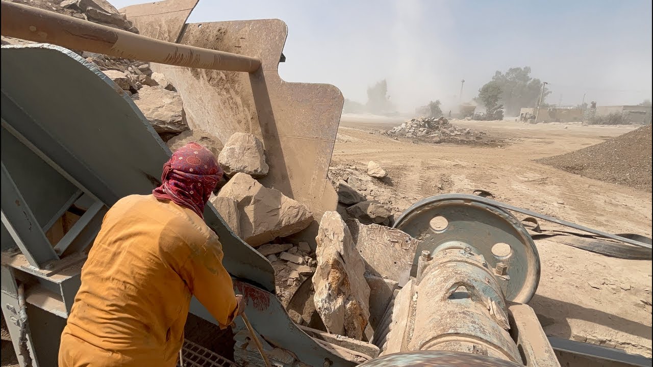 🔥 Giant Rock Scratching Machine LIVE | Satisfying Stone Processing in Action! 🪨⚙️