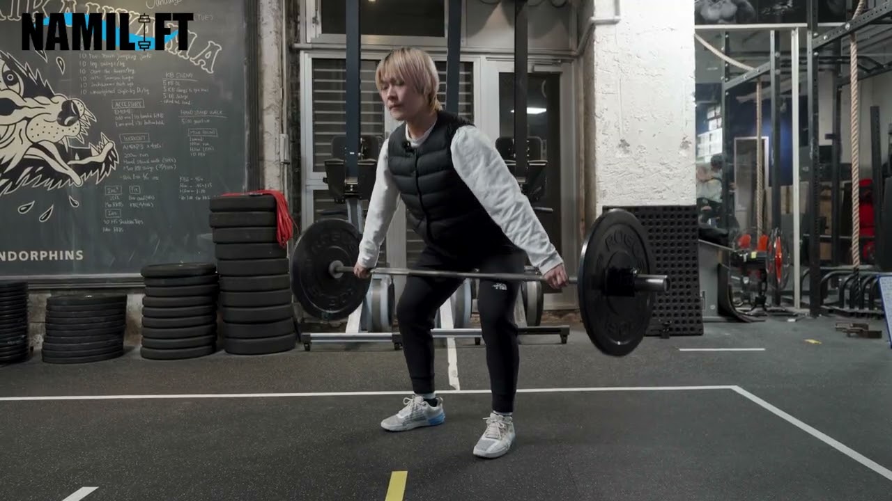 Halting Snatch Deadlift
