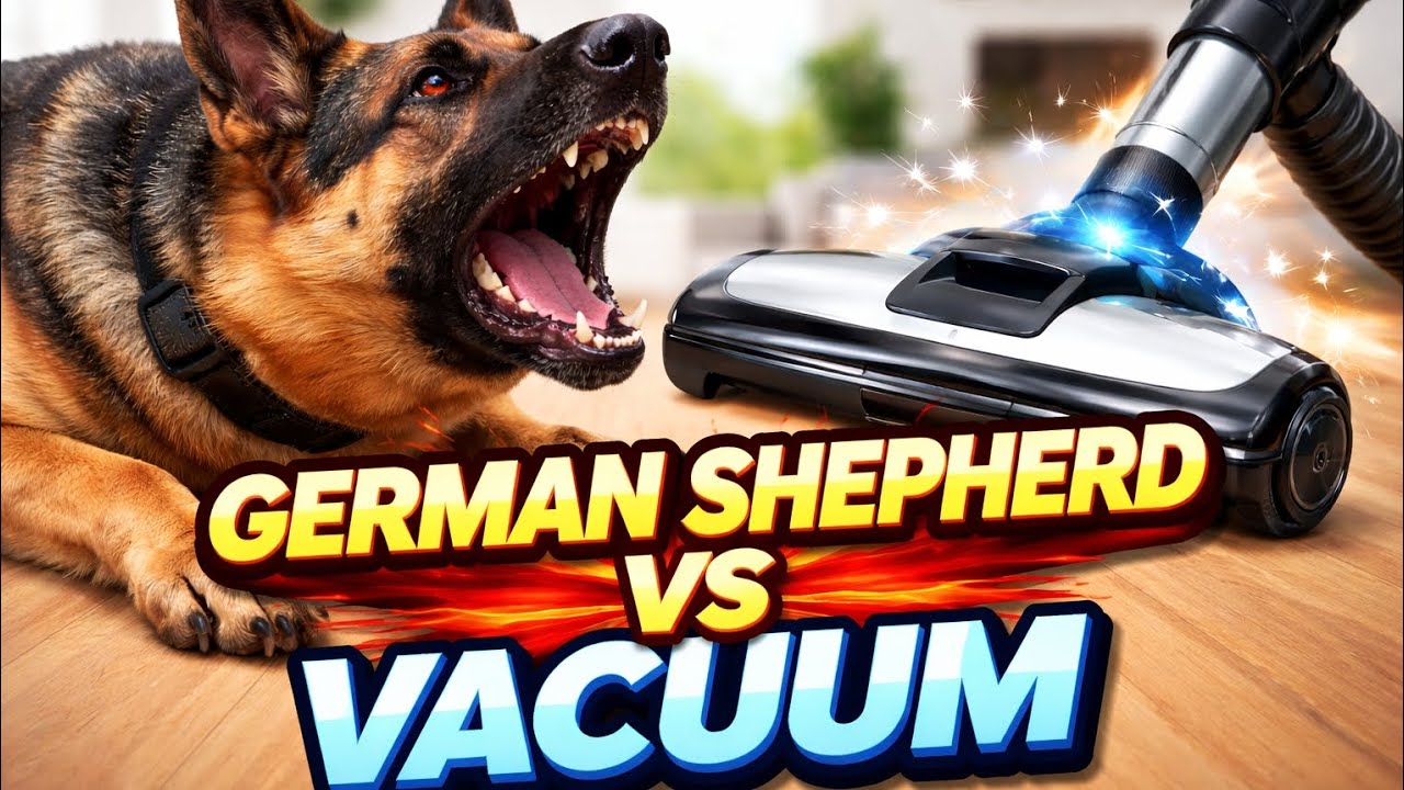 Why German Shepherds HATE Vacuum Cleaners