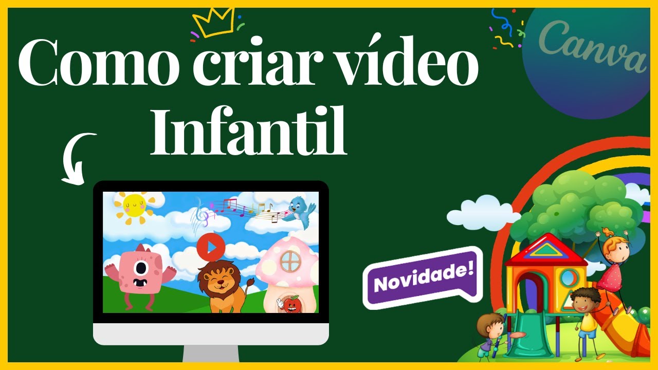 [ Passo a Passo ] Como Criar Vídeo Infantil para Canal Dark Infantil no Canva