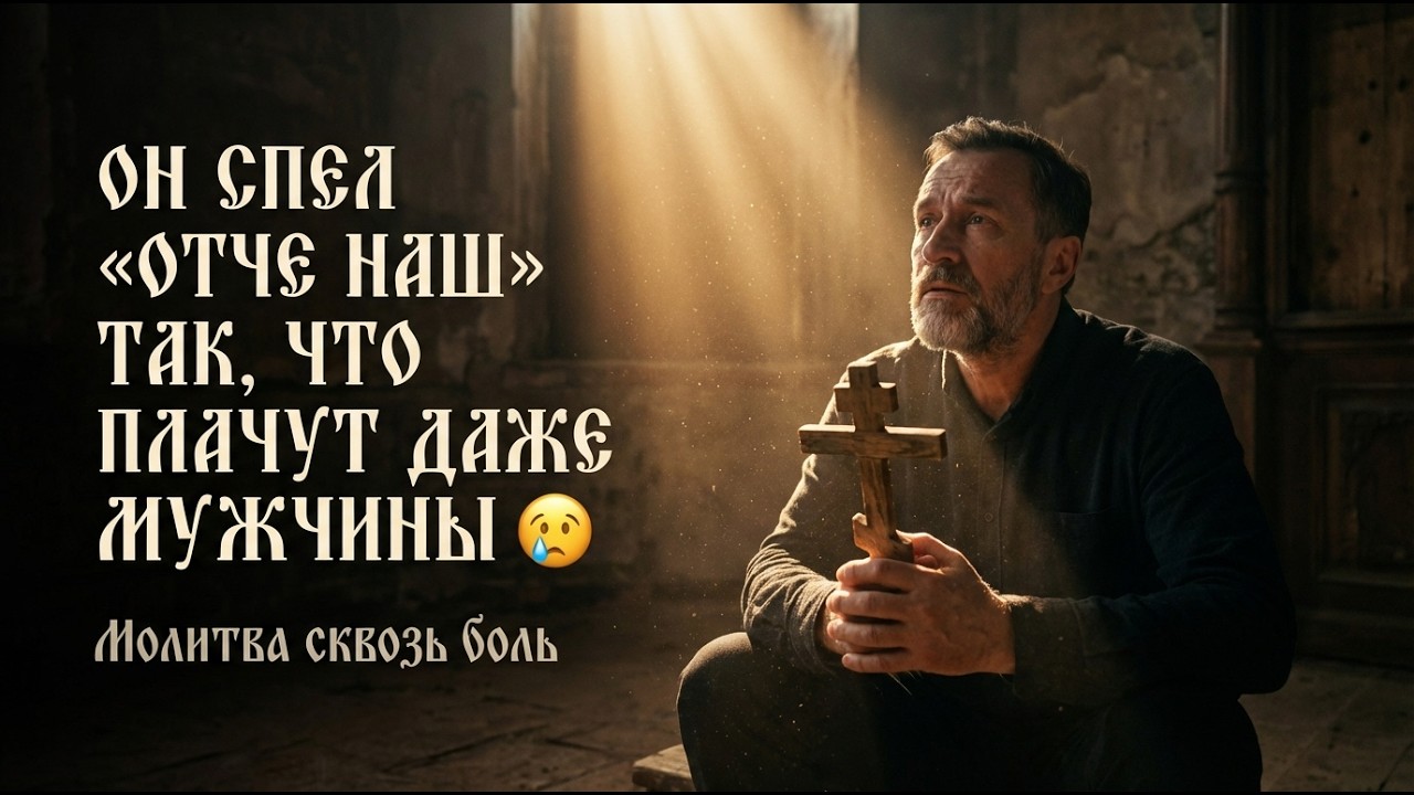 ОН СПЕЛ «ОТЧЕ НАШ» ТАК, ЧТО ПЛАЧУТ ДАЖЕ МУЖЧИНЫ 😢 Молитва сквозь боль (Исповедь)