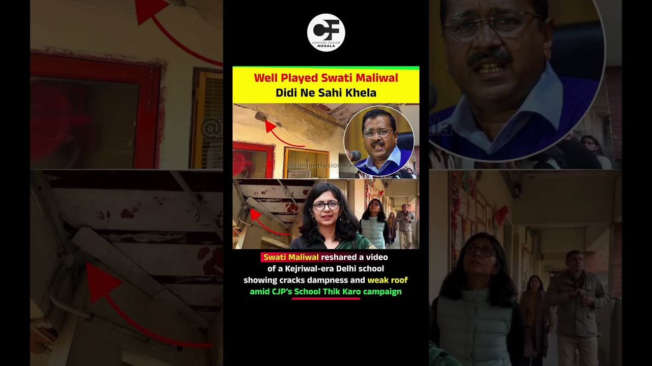 Well Played Swati Maliwal Didi Ne Sahi Khela. #swatimaliwal #viral #kejriwal