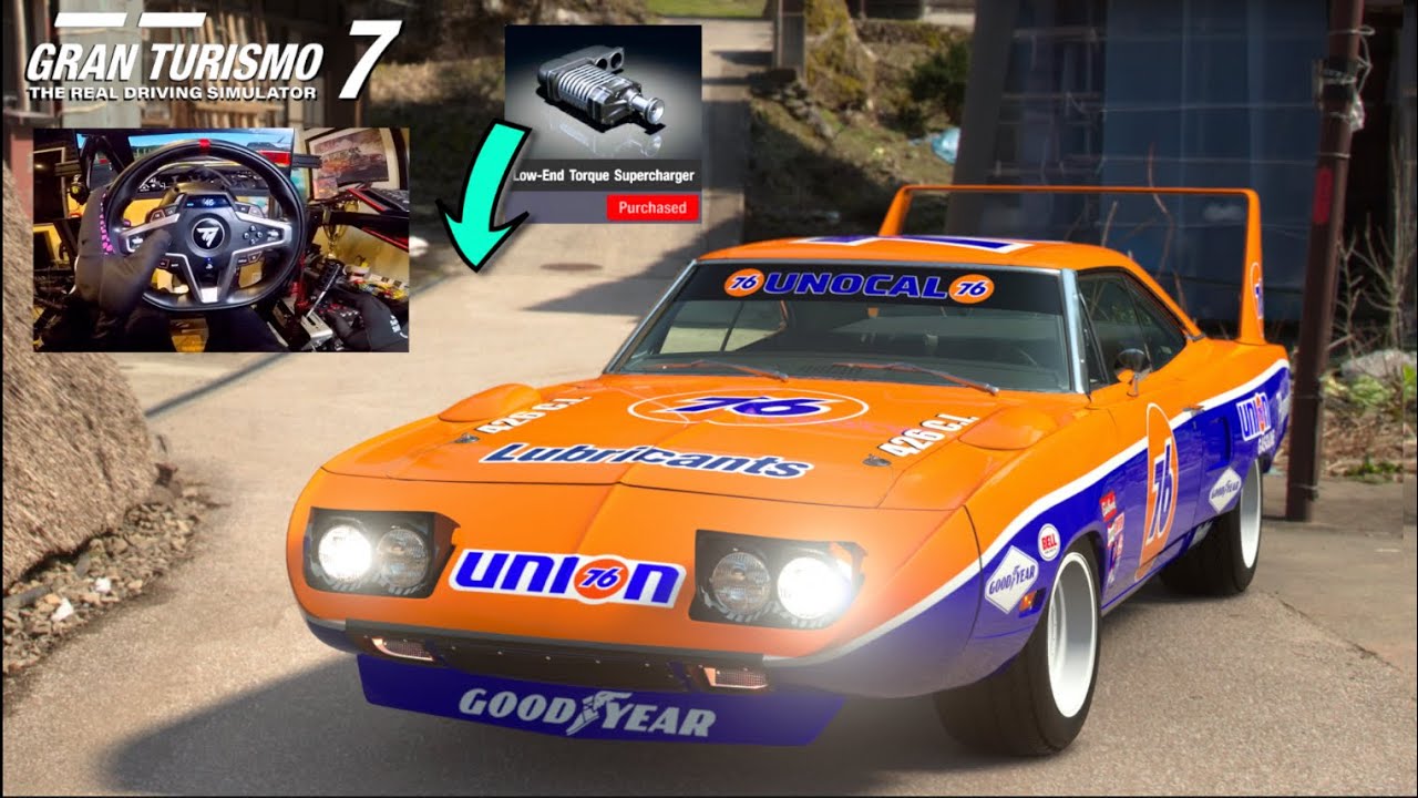 Gran Turismo 7 PS5 - UNDRIFTABLE 1970 Dodge SuperBird Has SOME Issues.. w/Thrustmaster T248