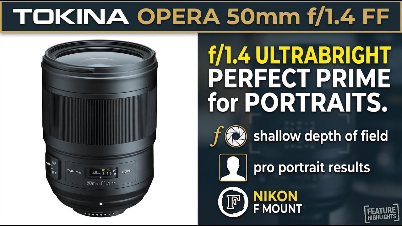 Tokina Opera 50mm F1.4 FF Nikon F Mount Full Review & Details | Review in Hindi | Features