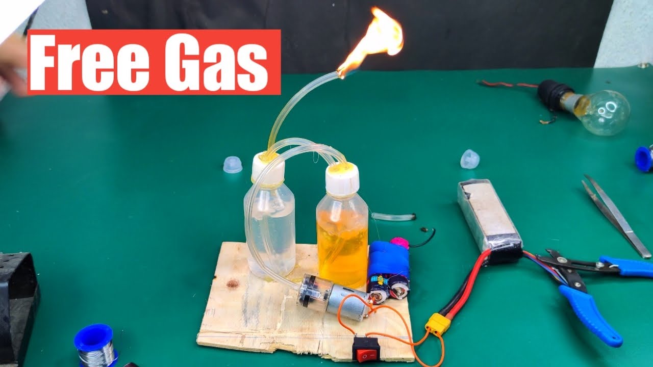 How To Make Free Energy Cooking Gas At Home || Creative Own