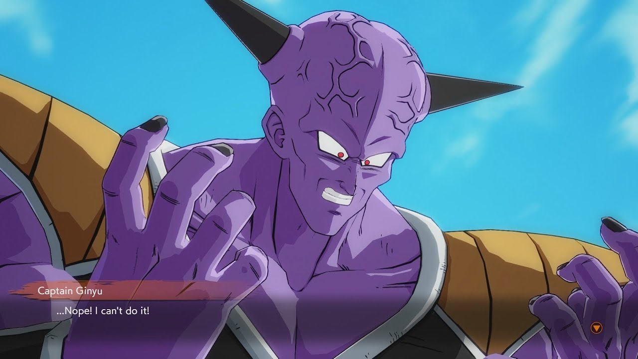 DRAGON BALL FIGHTERZ Ginyu Can't Steal Cell's Body
