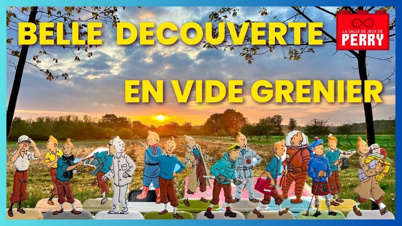 #136 - VIDE GRENIER LIVE - Une belle découverte Tintin, jeux vidéo, Vinyles, BD 🤩