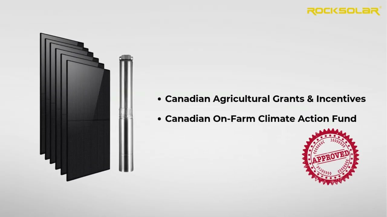 How Canadian Farmers Can Get a Free Rocksolar Solar Pump