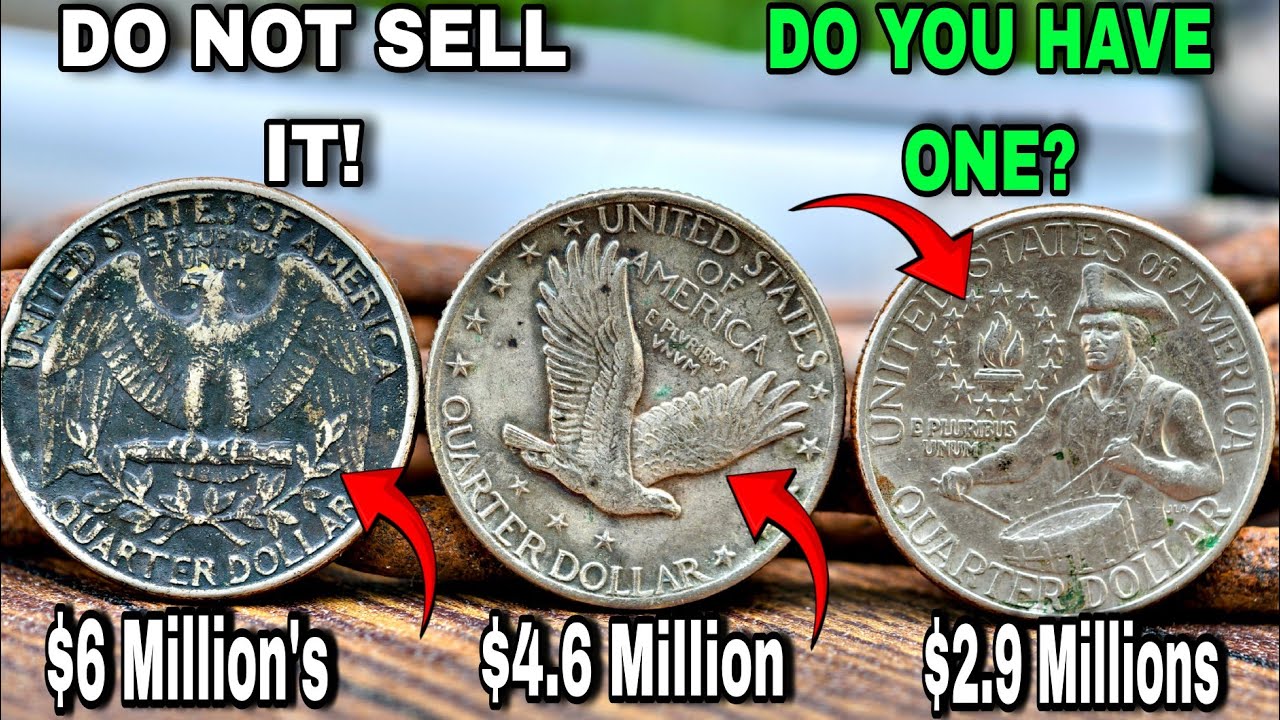 These Dirty Old Quarters Could Be Worth MILLIONS! Check Your Silver Washington Dirty Quarters NOW!