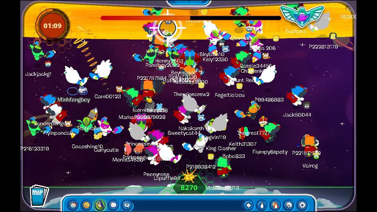 Club Penguin - Future Party 2014 - Battle With Ultimate Proto-Bot 10000 - HD