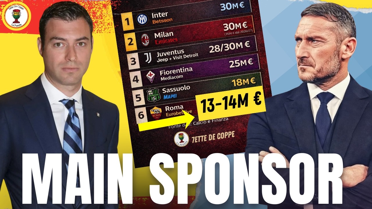 🚨 31 MILIONI DI PARTNERSHIP: Eurobet SALVA il bilancio ROMA? TOTTI NEL BOARD DIRIGENZIALE ⏳