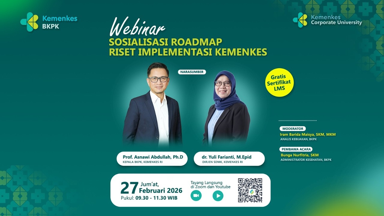 Webinar Sosialisasi Roadmap Kajian Implementasi Kebijakan