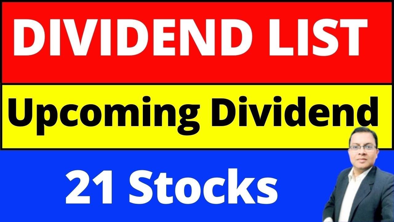 Dividend Stocks List I Upcoming dividend list 2026 I Upcoming dividend stocks list 2026 in INDIA