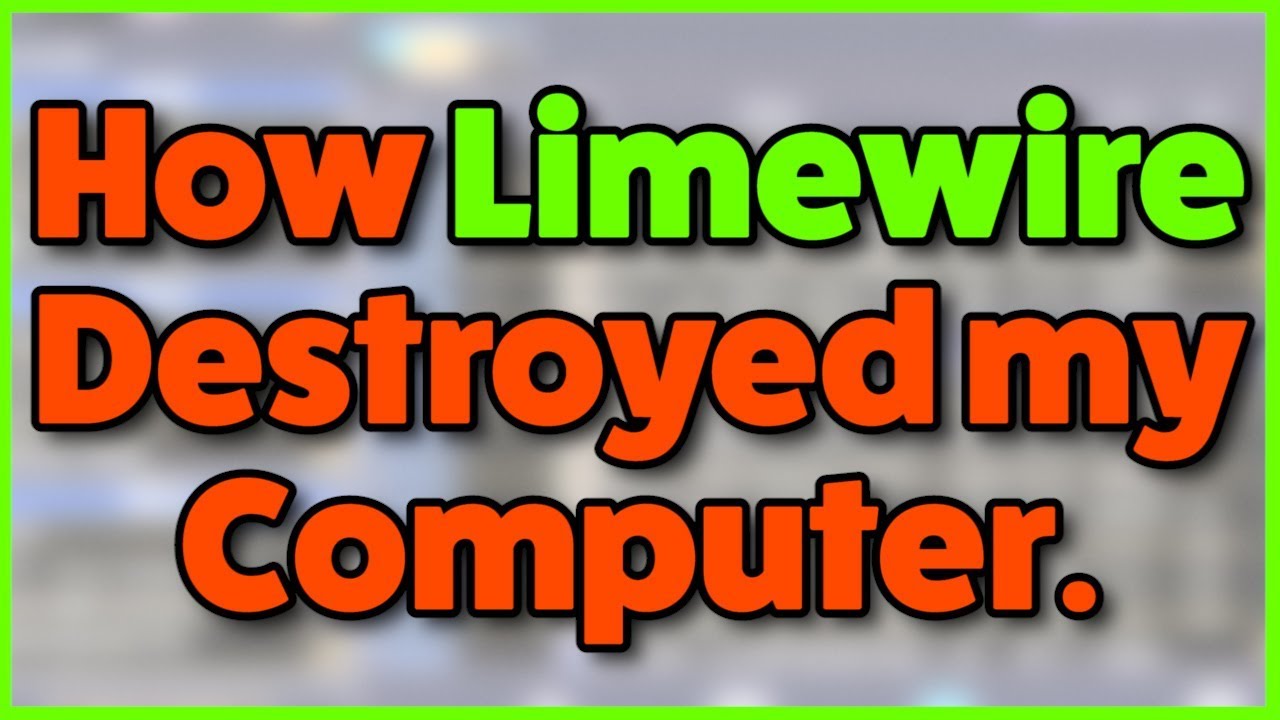 How LimeWire Broke My PC... - Virus Investigations 45