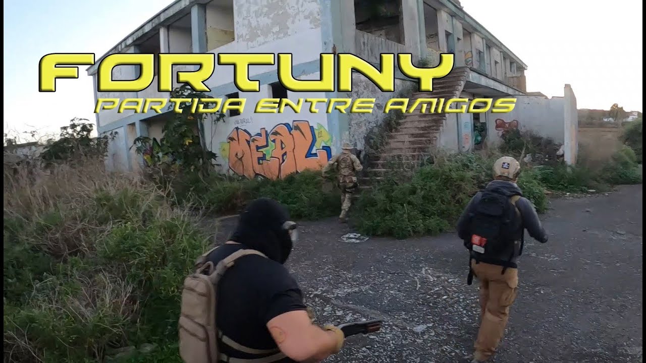 Jugando #airsoft con amigos en el Fortuny - Airsoft Tenerife