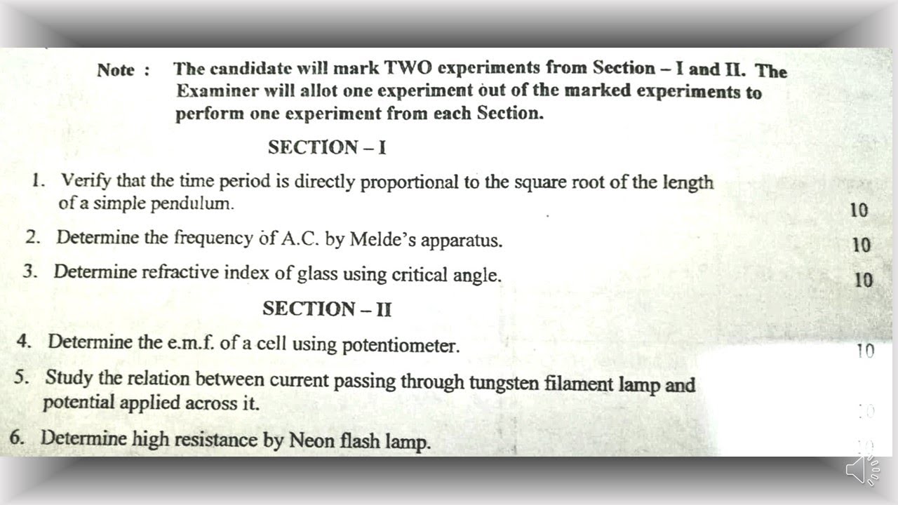 BISE LAHORE || Practical Past Paper || IMPORTANT PRACTICALS & INSTRUCTION