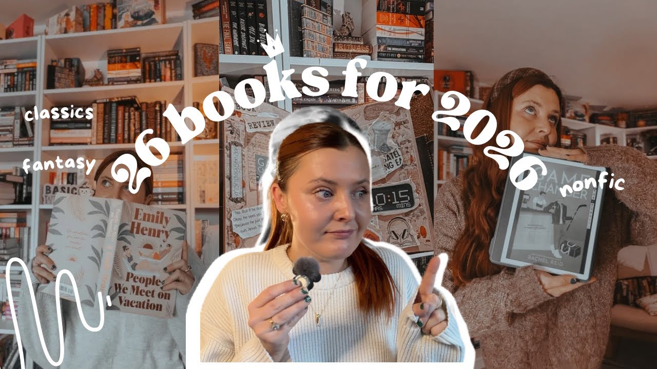26 for 2026 📚 The Books I’m FINALLY Reading This Year