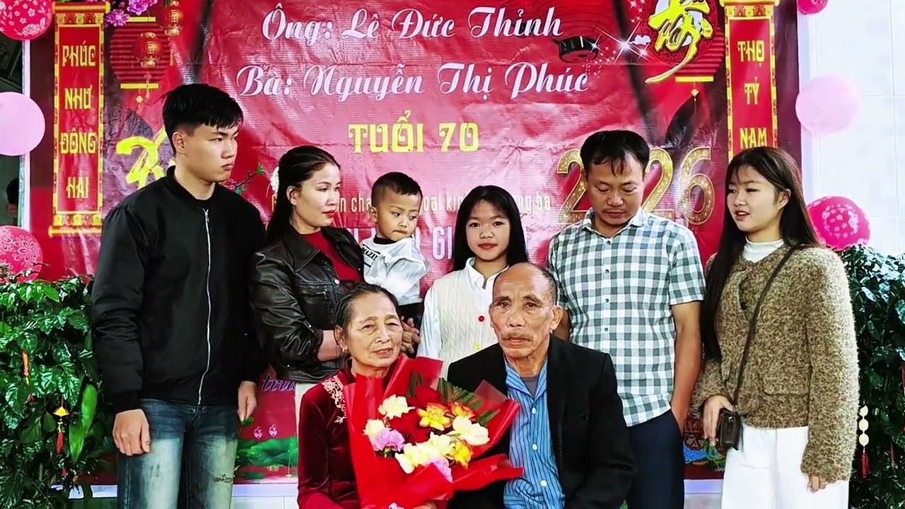 Lễ chúc thọ song thân Ông Thỉnh- Bà Phúc xuân Bính Ngọ  2026