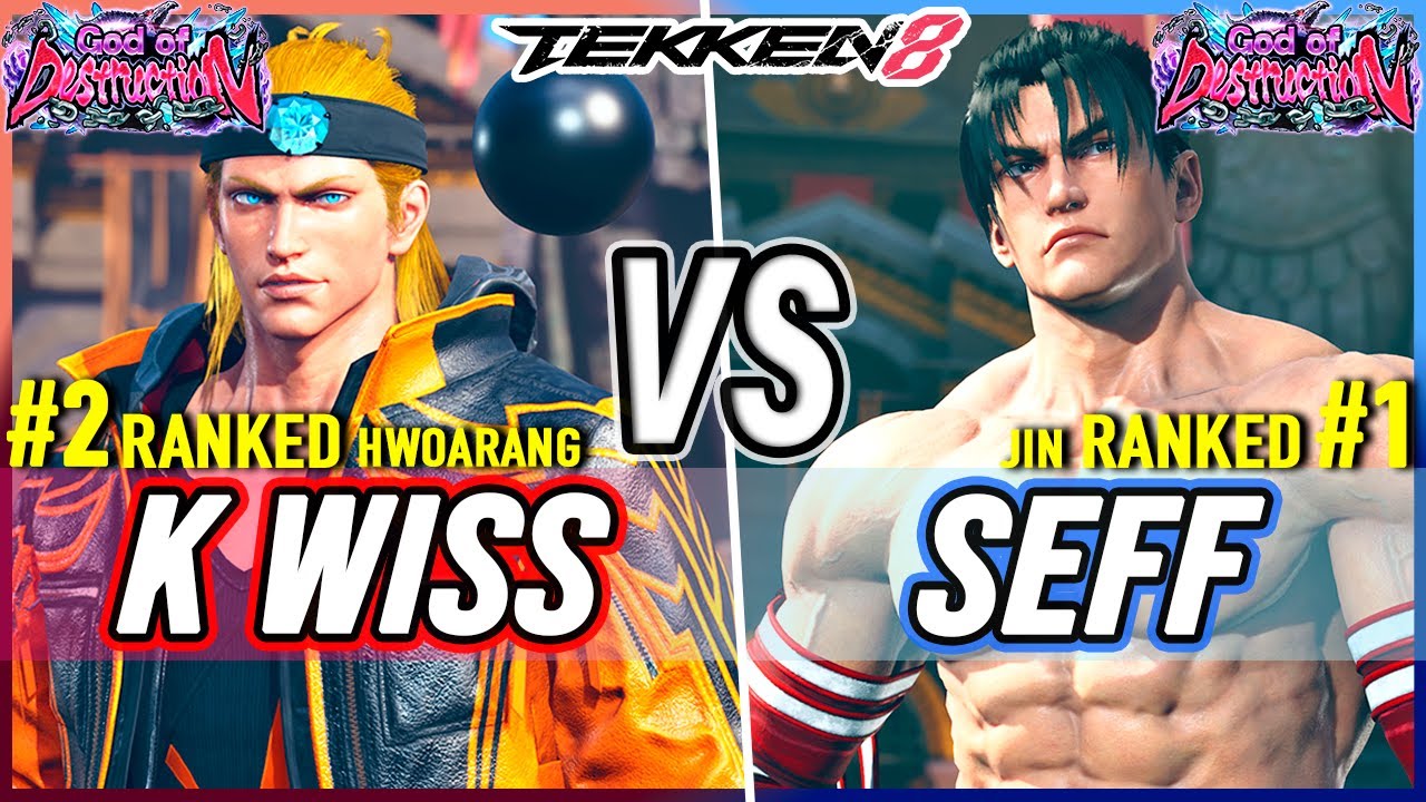 T8 🔥 K-Wiss (#2 Ranked Hwoarang) vs Seff (#1 Ranked Jin) 🔥 Tekken 8 High Level Gameplay