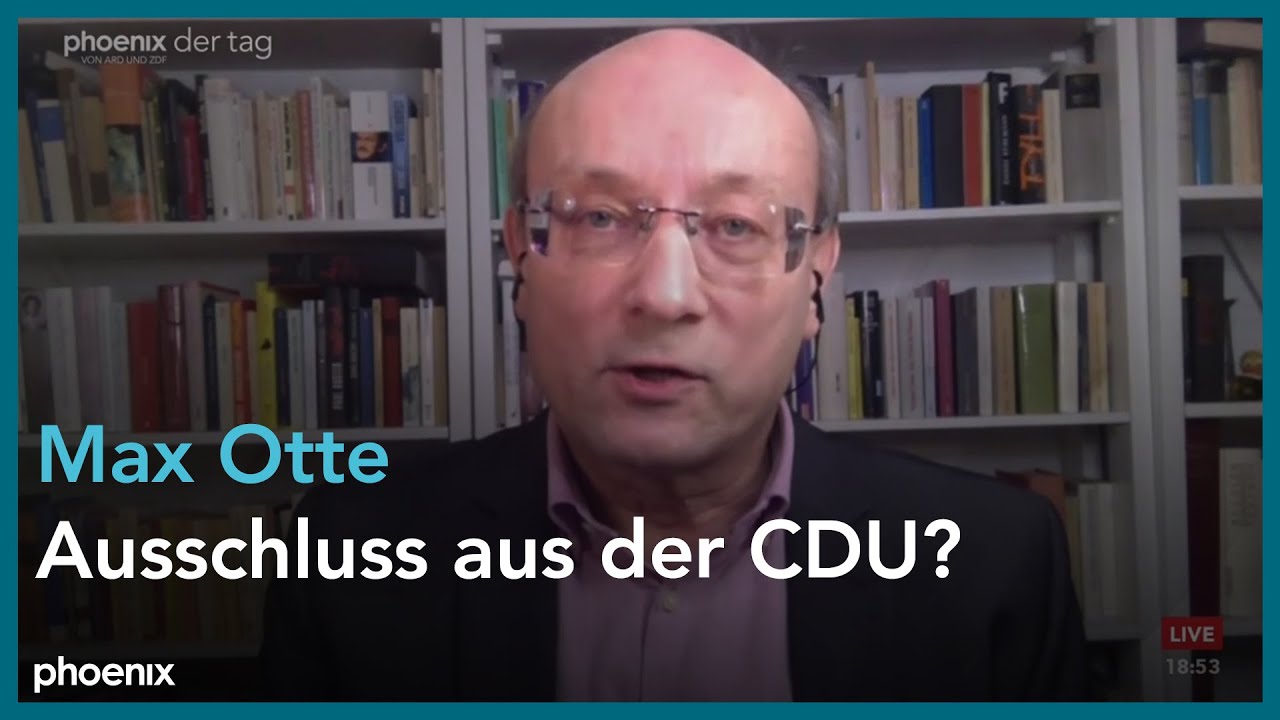 Emanuel Richter zu einem m&ouml;glichen Parteiausschluss der CDU von Max Otte am 25.01.22