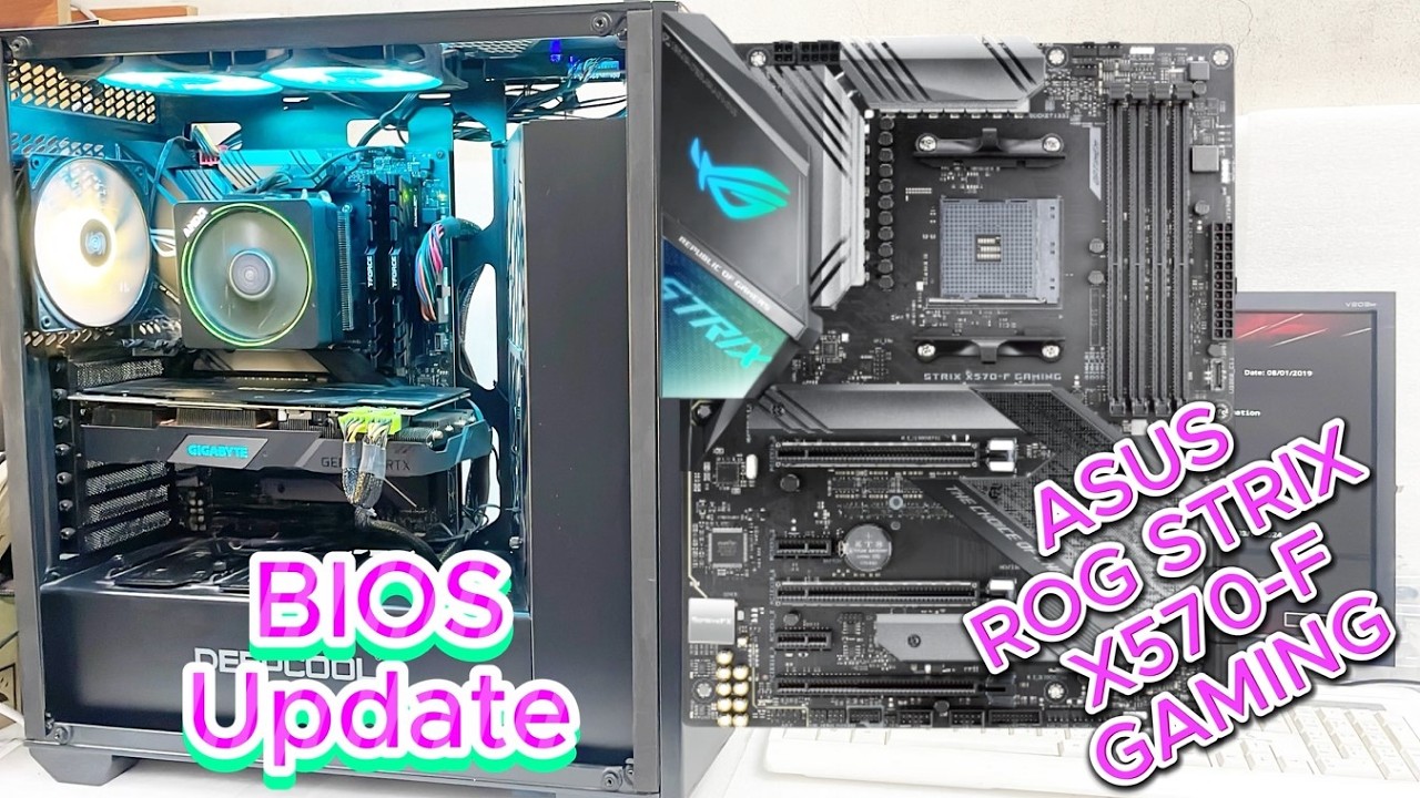 Asus Rog Strix X570-F Gaming BIOS Update | Asus BIOS Update With Ryzen 9 3900x