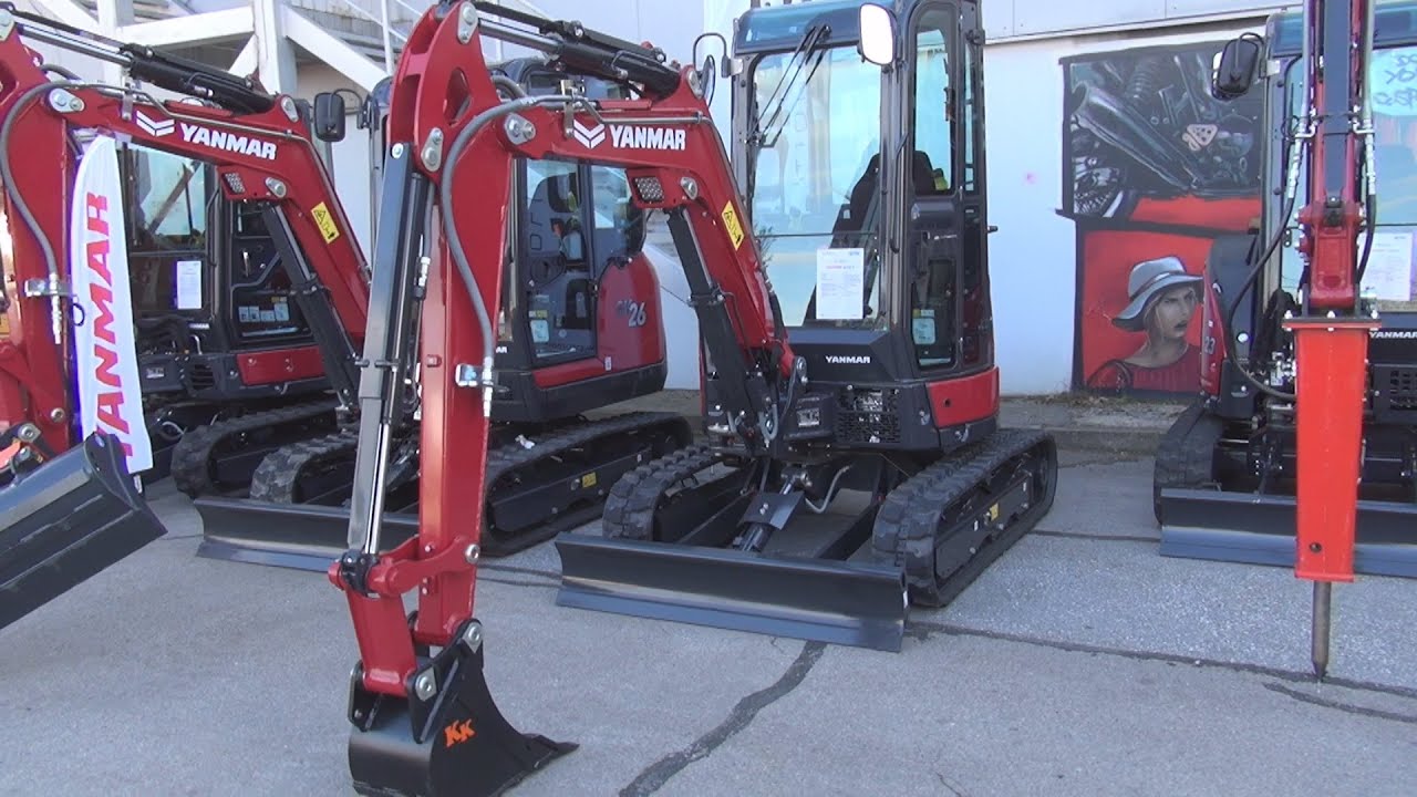 Yanmar ViO26-6 Mini Excavator (2023) Exterior and Interior