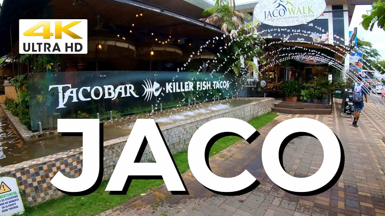 [4K] Walk Through JACO, COSTA RICA // Virtual Treadmill Walk #costarica #walking #ambient