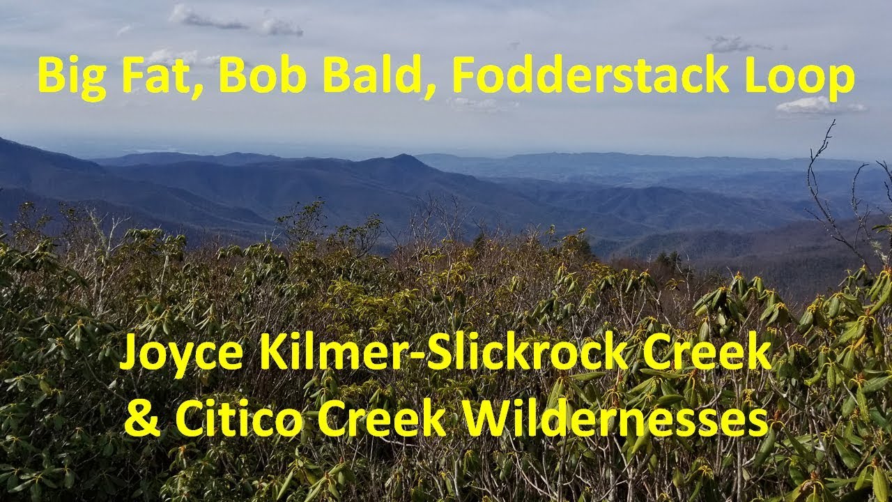 Big Fat, Bob Bald, Fodderstack Loop:  Joyce Kilmer-Slickrock Creek & Citico Creek Wildernesses