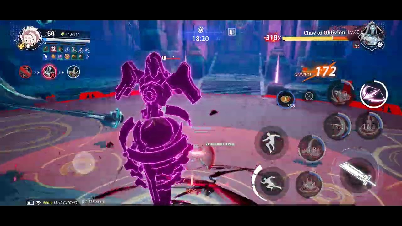 73k Power Berserker beating Road to Ascension Event..Azrael to Queen