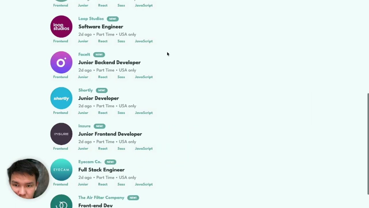 static job listings master