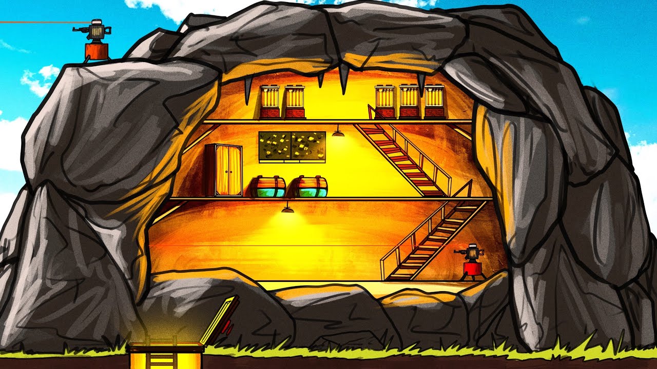 I Built a Fortified Solo arch rock in Vanilla Rust...