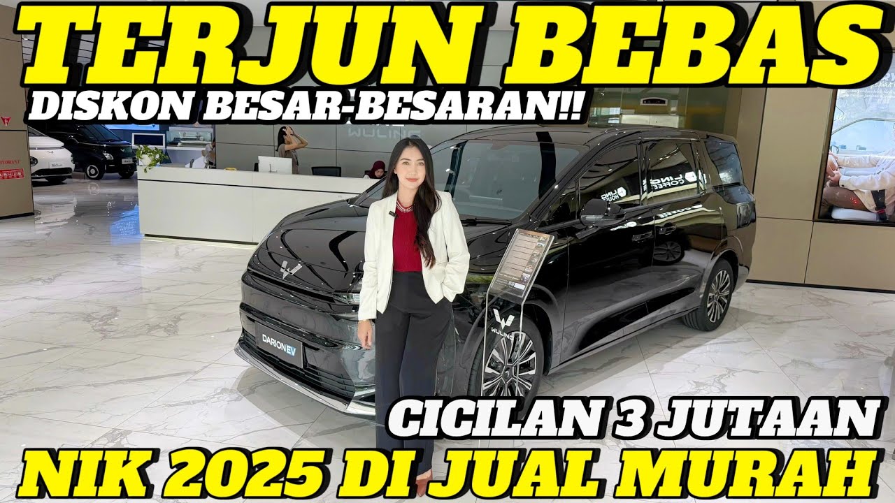 WULING BIKIN HEBOH LAGI‼️Mobil Wuling listrik nik 2025 du jual murah..Cicilan 3juta Tanpa bunga