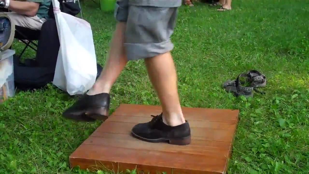 Flatfooting at 2010 Indiana Fiddlers Gathering