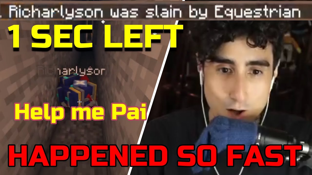 Richarlyson Almost DIED with Felps But Badboyhalo saved him on QSMP Minecraft