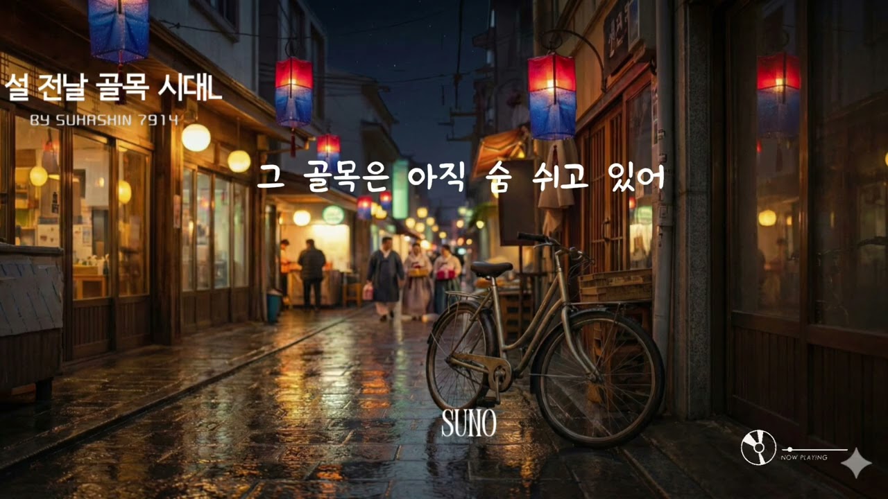 설 전날 골목 시대L