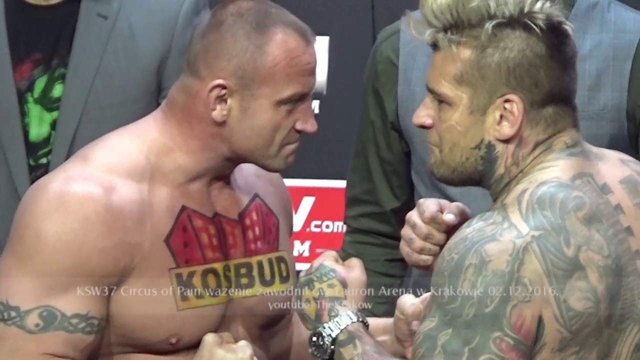 Пудзяновский против Попека весом 116 кг KSW37, Цирк Пейн Гала в Кракове