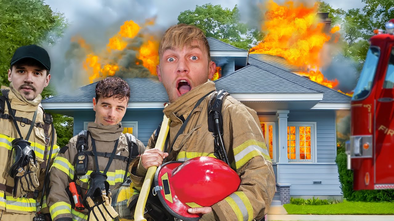 Milan speelt Brandweerman Simulator