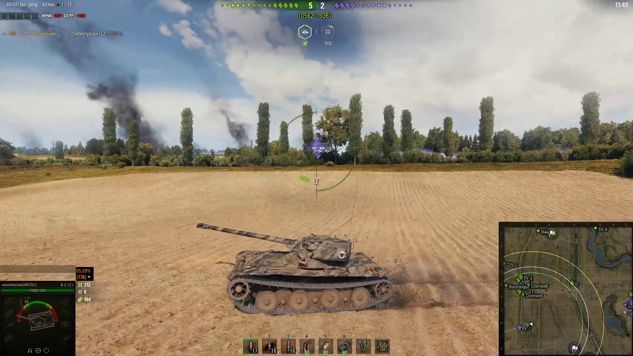 Map Prokhorovka B-C 12t