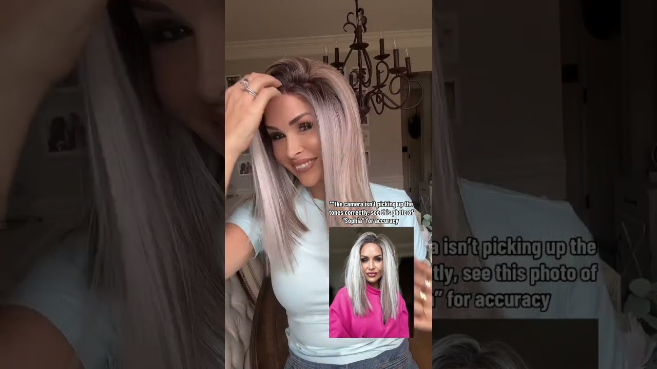 SHORT SYNTHETIC WIG — Sophia by 