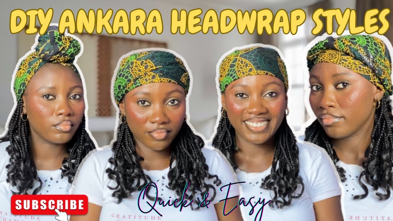 QUICK & EASY WAYS TO TIE YOUR ANKARA HEADWRAP || Ankara Styling Tutorial #headwraptutorial