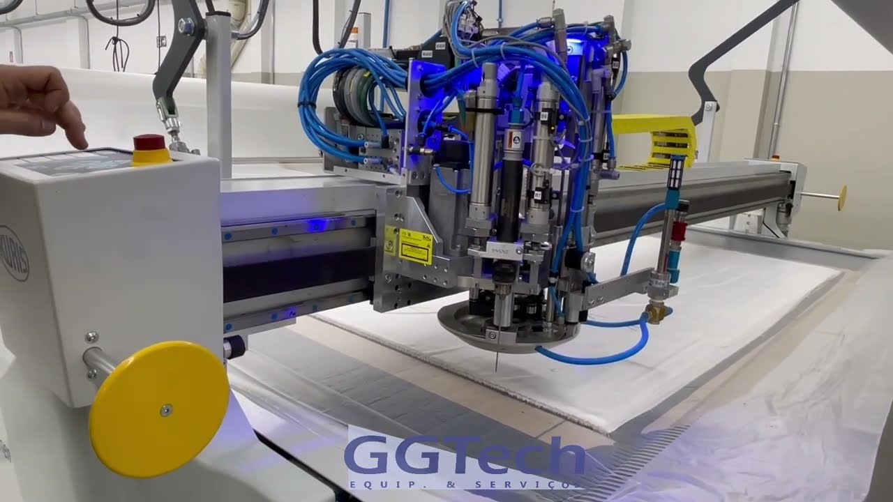 Kuris - TEXCUT 2219 - Cortadora automatica de múltiplas camadas
