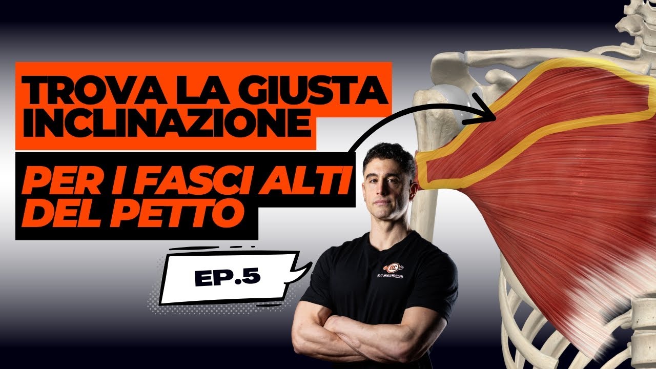 Inclinazione panca per fasci alti petto