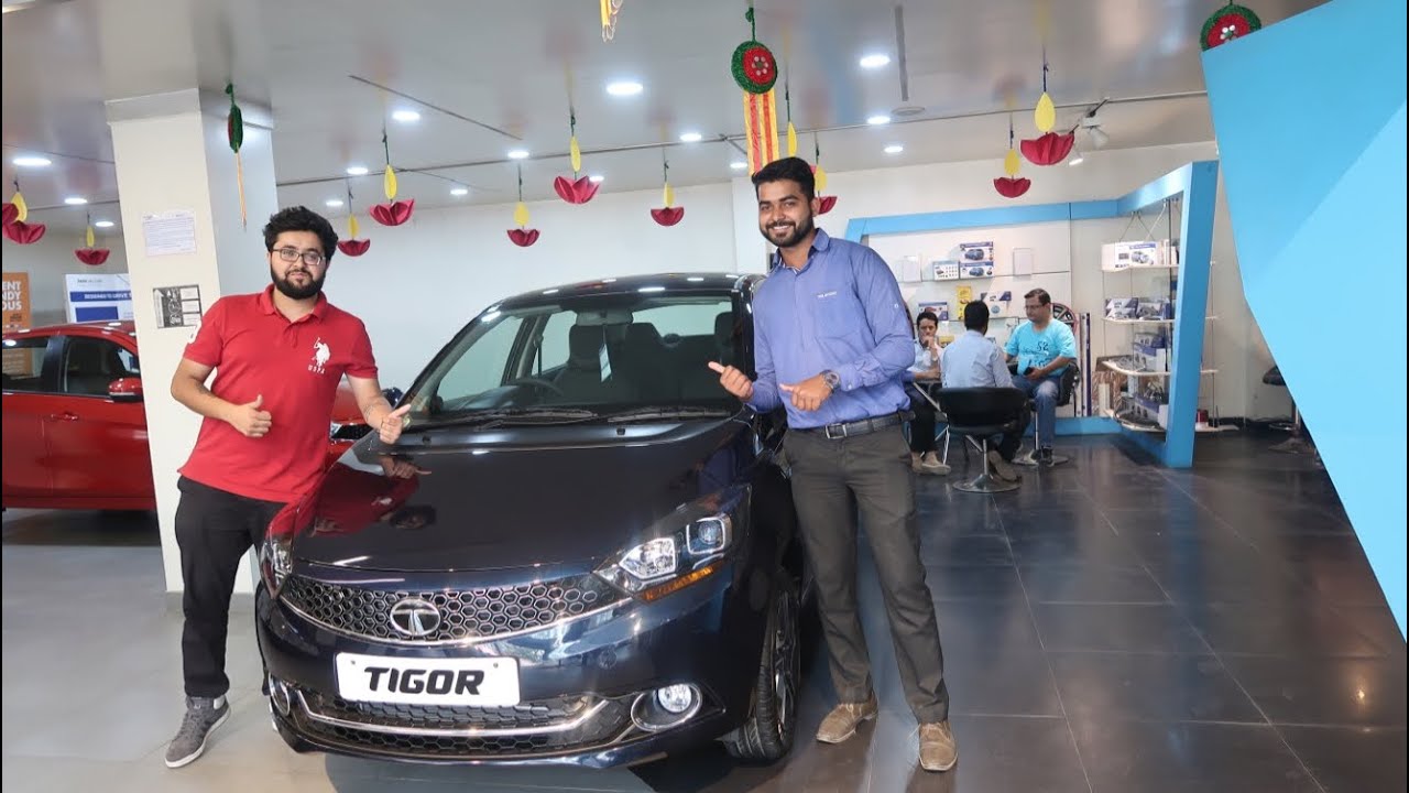New Tata Tigor with New Egyptian Blue Colour | Tata Tigor Features | Tata Tigor New Stereo