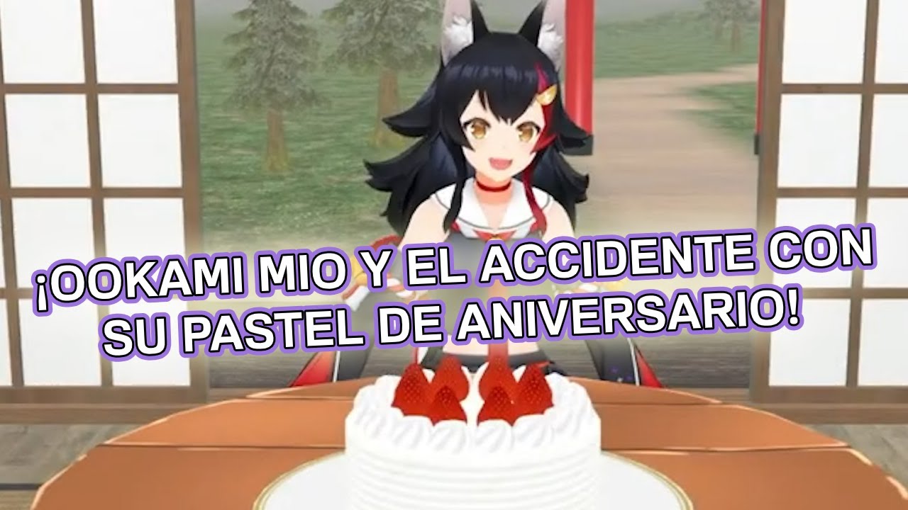 [Hololive][Sub. Español] ¡Mio y el accidente con el pastel!