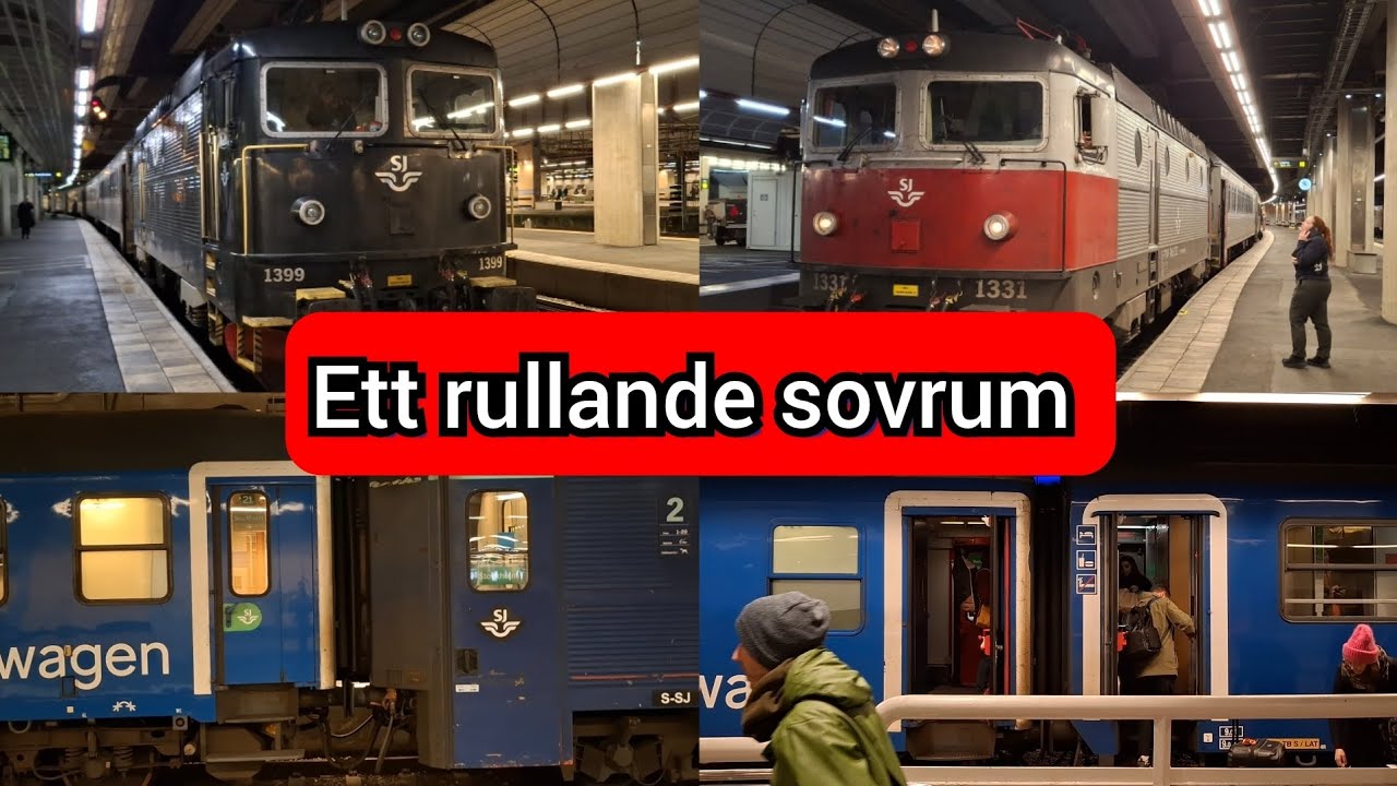 OLIKA SORTERS NATT&Aring;G | SJ EuroNight och SJ Natt&aring;g p&aring; Stockholm Central 