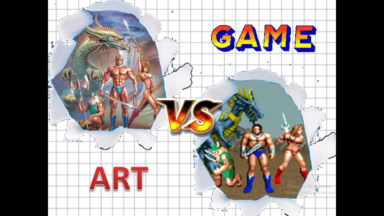 Art vs Game - Golden Axe - East Version - Mega Drive - Show #26