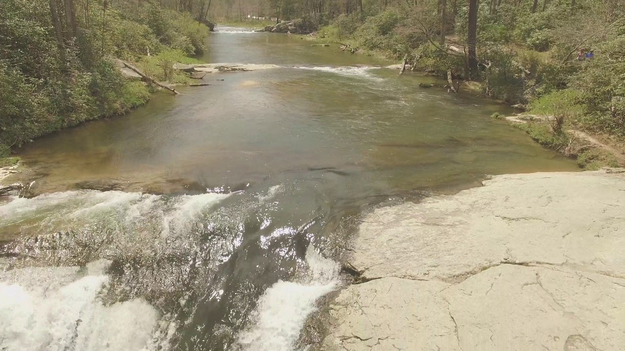 Elk River Falls Elk Park, NC. Aerial Drone 4K